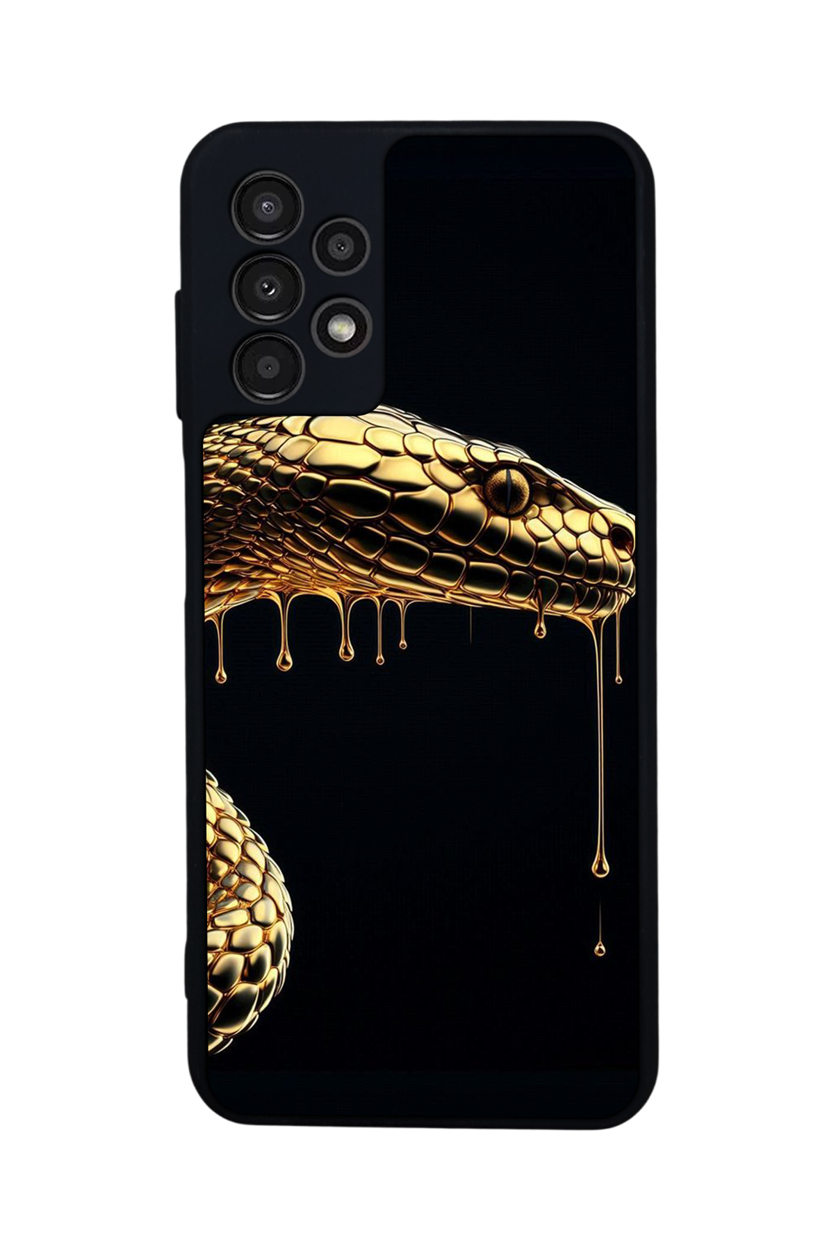 Samsung Galaxy A23 Uyumlu Yılan Tasarımlı Glossy Premium Kılıf