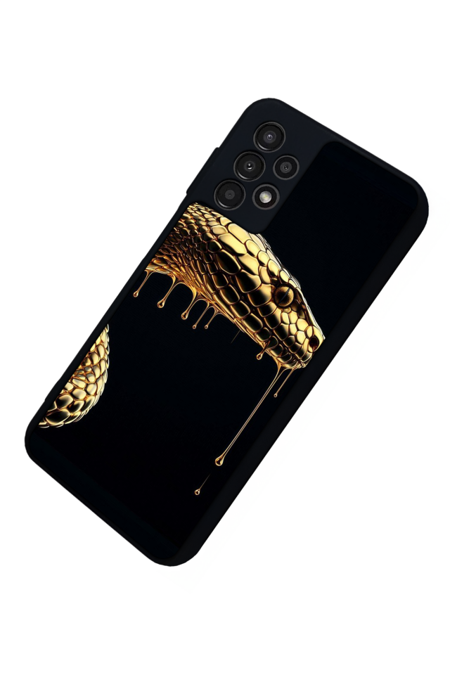 Samsung Galaxy A23 Uyumlu Yılan Tasarımlı Glossy Premium Kılıf