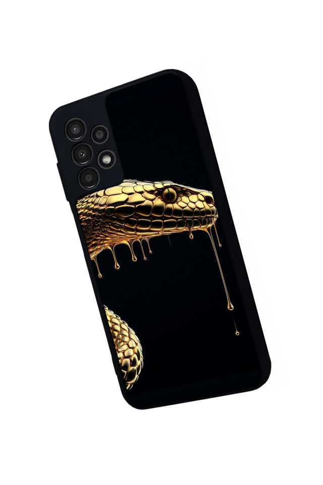Samsung Galaxy A23 Uyumlu Yılan Tasarımlı Glossy Premium Kılıf