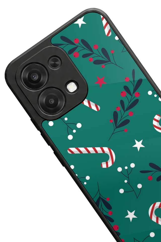 Oppo A6 Pro Uyumlu Yilbasi Christmas Tasarımlı Glossy Premium Kılıf