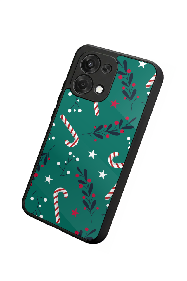 Oppo A6 Pro Uyumlu Yilbasi Christmas Tasarımlı Glossy Premium Kılıf