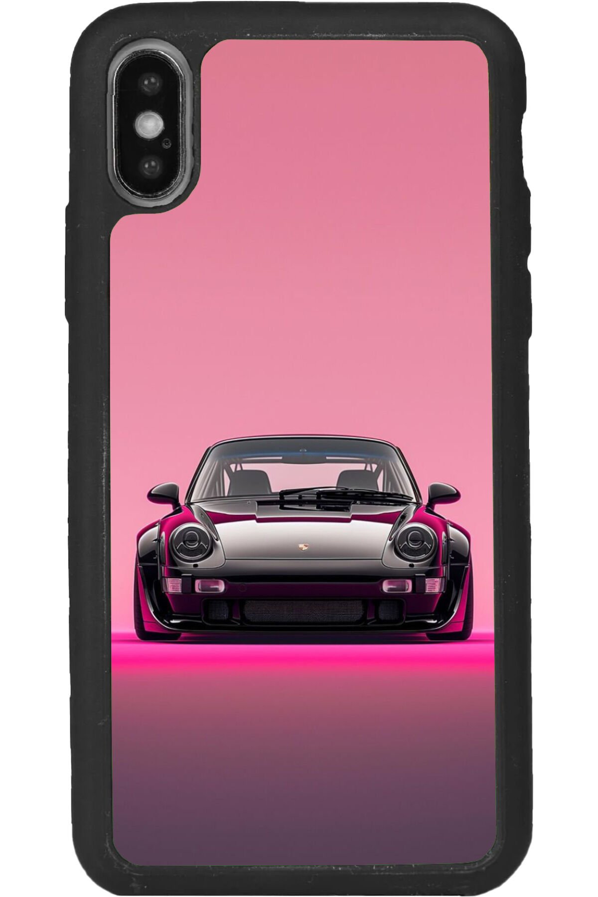 iPhone XS Max Uyumlu Mat Siyah uyumlu Kılıf – Yumuşak Silikon, Koruyucu, Şok Emici Kapak