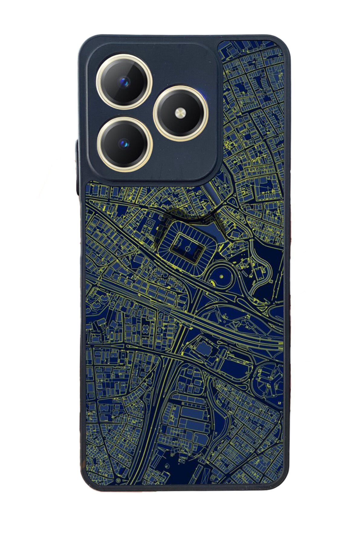 Realme C63 Mat Uyumlu Siyah Kılıf – Yumuşak Silikon, Koruyucu, Şok Emici Kapak