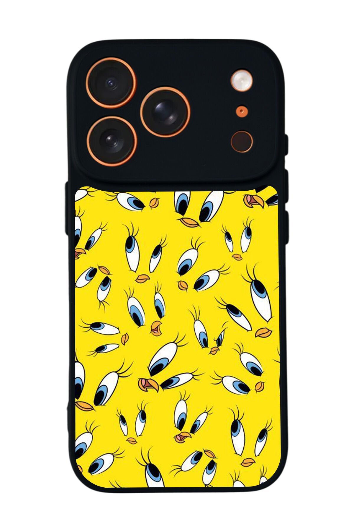iPhone 17 Pro Max Uyumlu Tweety Tasarımlı Glossy Premium Kılıf