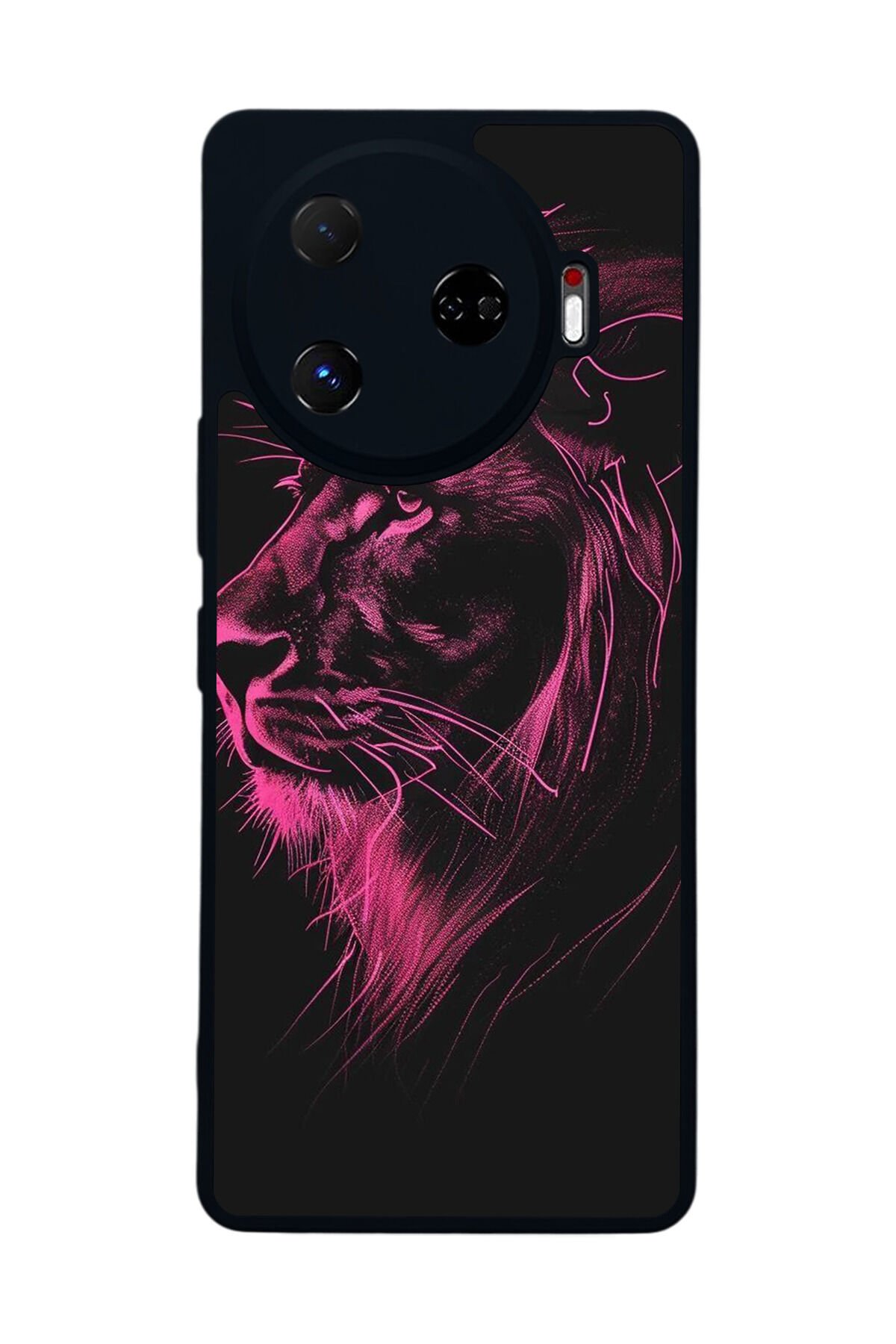 Tecno Camon 30 Pro Uyumlu Aslan Tasarımlı Glossy Premium Kılıf