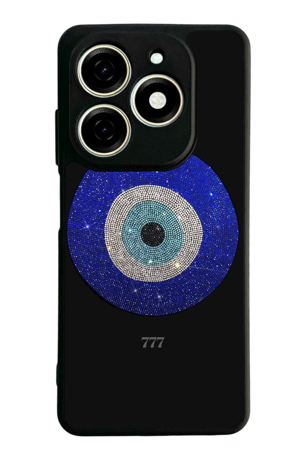 Infınıx Smart 8 Pro Uyumlu Nazar Tasarımlı Glossy Premium Kılıf