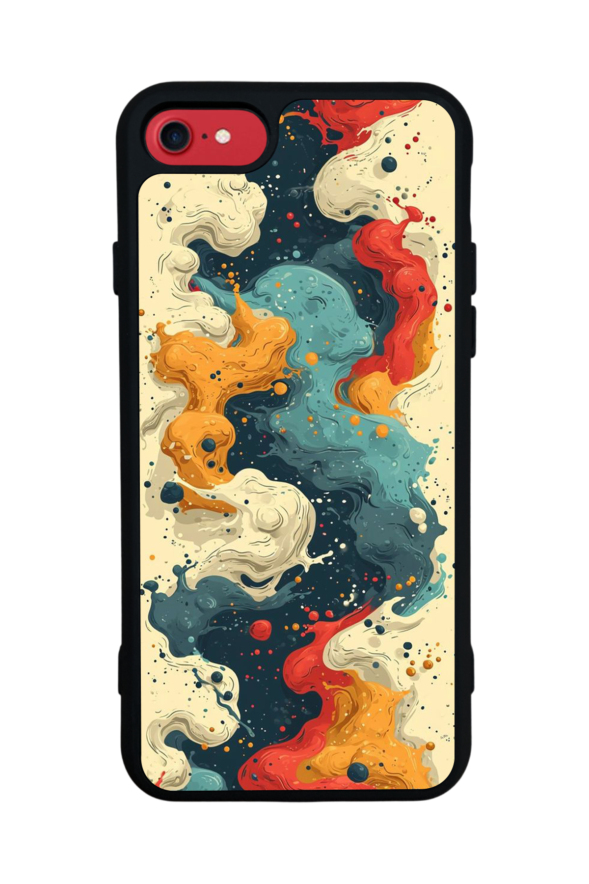 iPhone 8 Uyumlu Abstract Tasarımlı Glossy Premium Kılıf