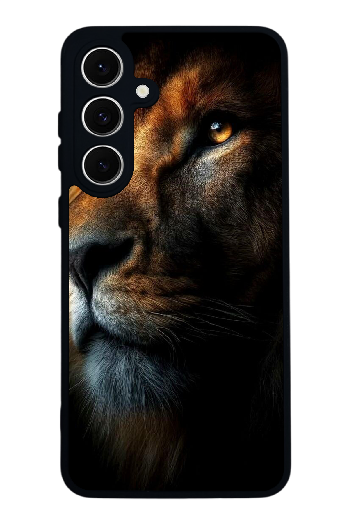 Samsung Galaxy A16 Uyumlu Aslan Tasarımlı Glossy Premium Kılıf
