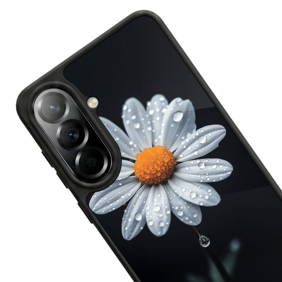 Samsung Galaxy A37 Uyumlu Cicek Tasarımlı Glossy Premium Kılıf