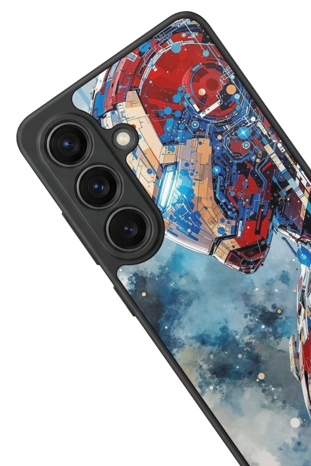 Samsung Galaxy S26 Uyumlu Iron Man ( Demir Adam ) Tasarımlı Glossy Premium Kılıf