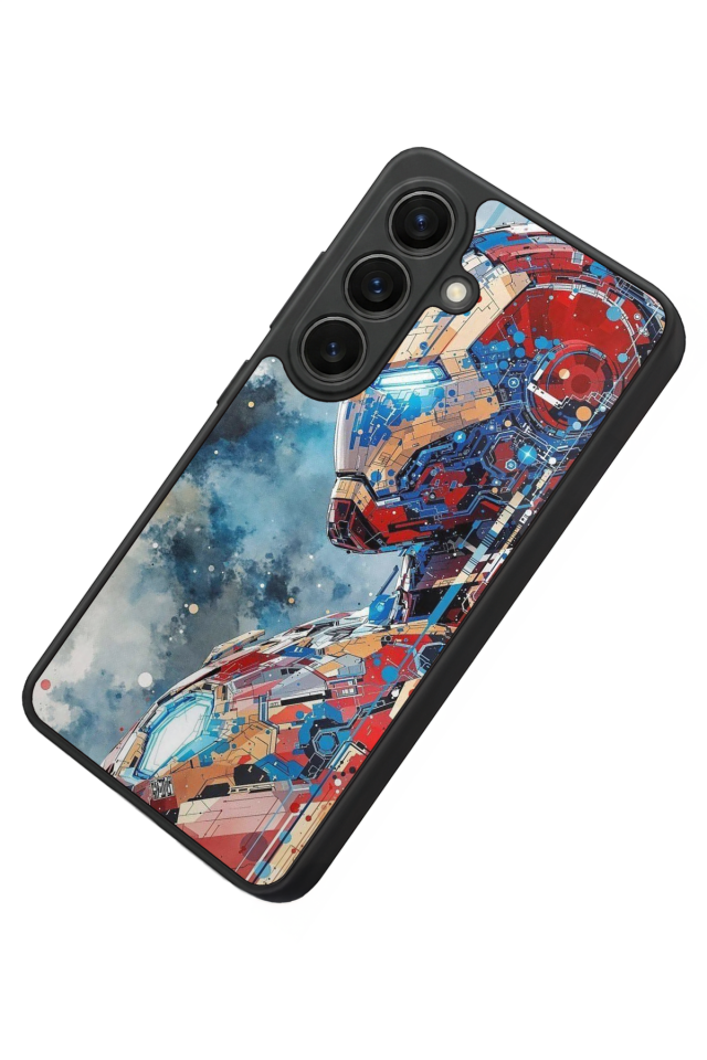 Samsung Galaxy S26 Uyumlu Iron Man ( Demir Adam ) Tasarımlı Glossy Premium Kılıf