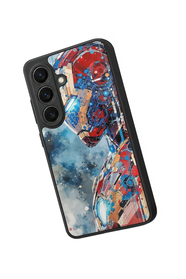 Samsung Galaxy S26 Uyumlu Iron Man ( Demir Adam ) Tasarımlı Glossy Premium Kılıf