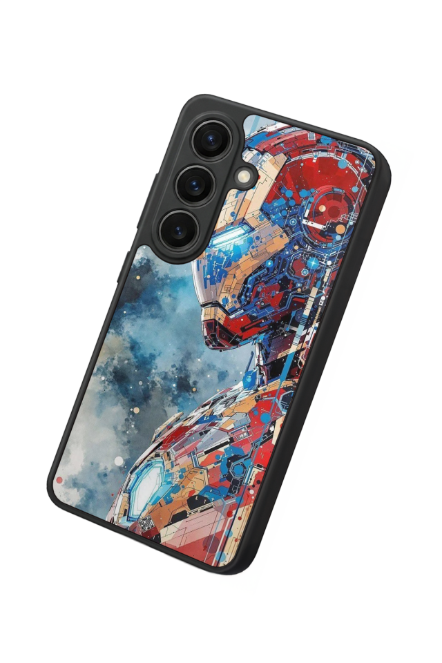 Samsung Galaxy S26 Uyumlu Iron Man ( Demir Adam ) Tasarımlı Glossy Premium Kılıf