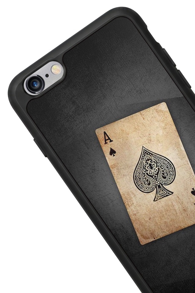 iPhone 6 Plus Uyumlu Kart Tasarımlı Glossy Premium Kılıf