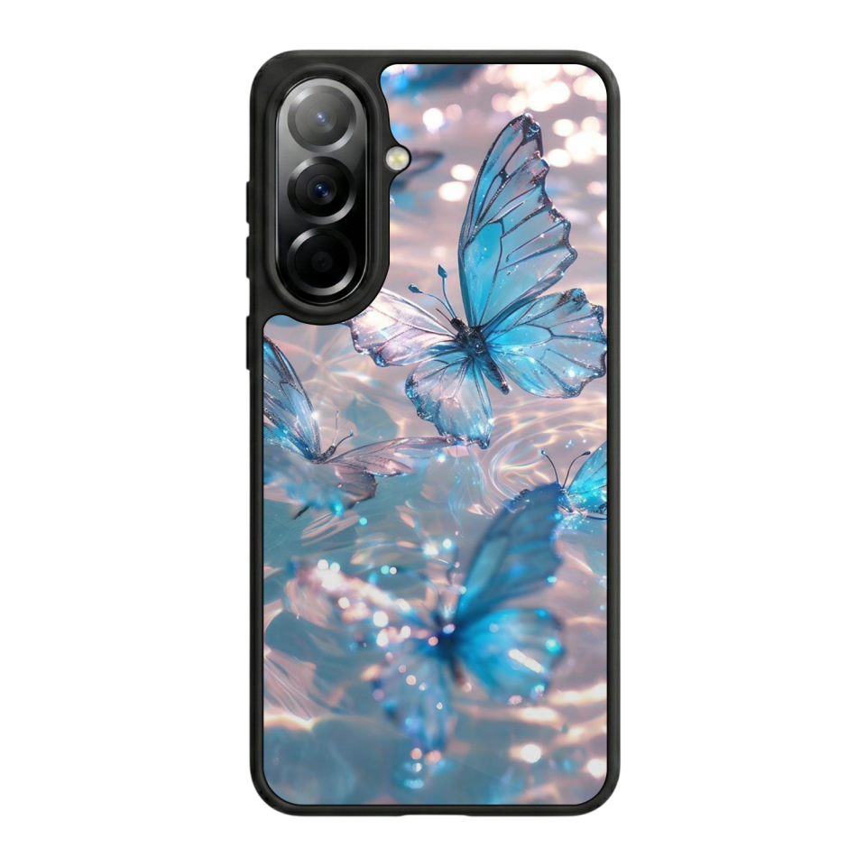 Samsung Galaxy A57 Uyumlu Kelebek Tasarımlı Glossy Premium Kılıf
