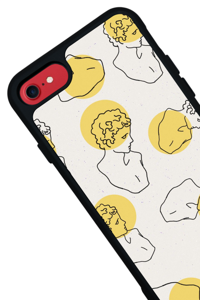 iPhone 7 Uyumlu Line Art Tasarımlı Glossy Premium Kılıf