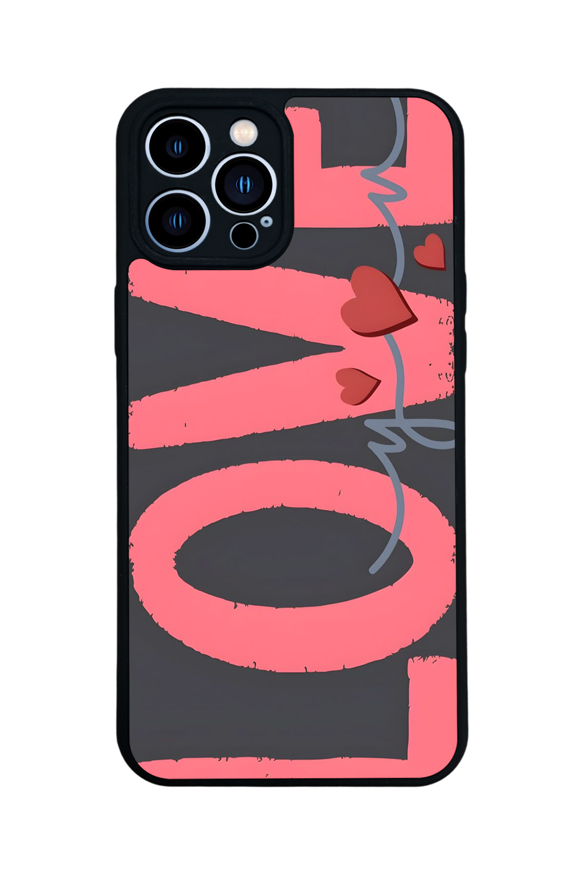 iPhone 13 Pro Max Uyumlu Love Tasarımlı Glossy Premium Kılıf