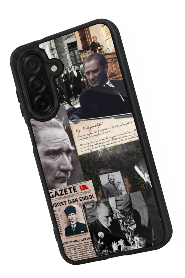 Samsung Galaxy A36 Uyumlu Mustafa Kemal Ataturk Tasarımlı Glossy Premium Kılıf