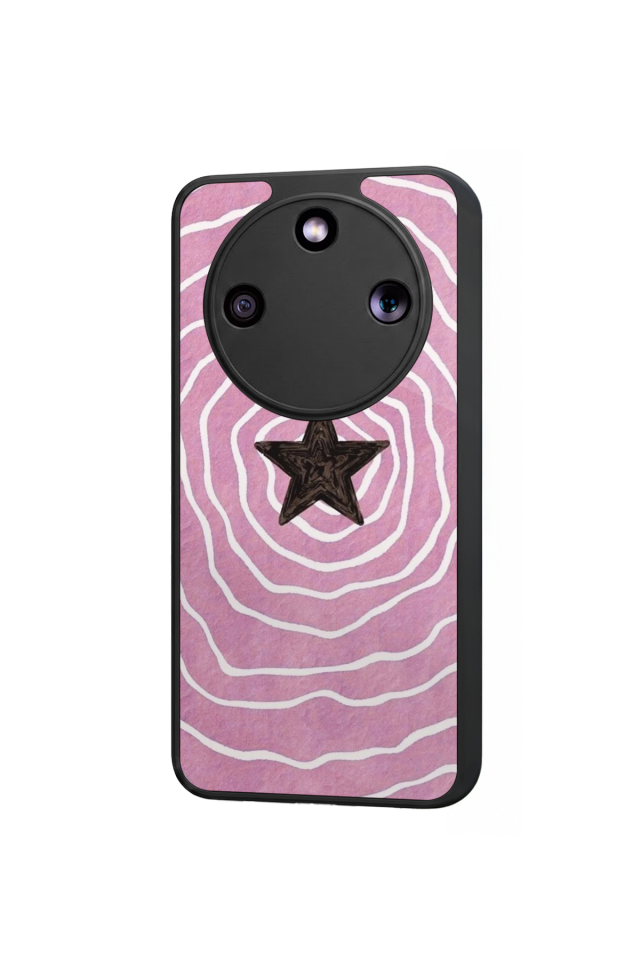 Honor Magic 8 Lite Uyumlu Retro Yildizlar Tasarımlı Glossy Premium Kılıf