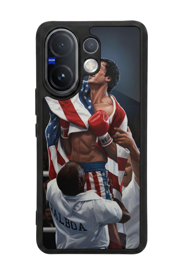 Vivo V60 Uyumlu Rocky Tasarımlı Glossy Premium Kılıf