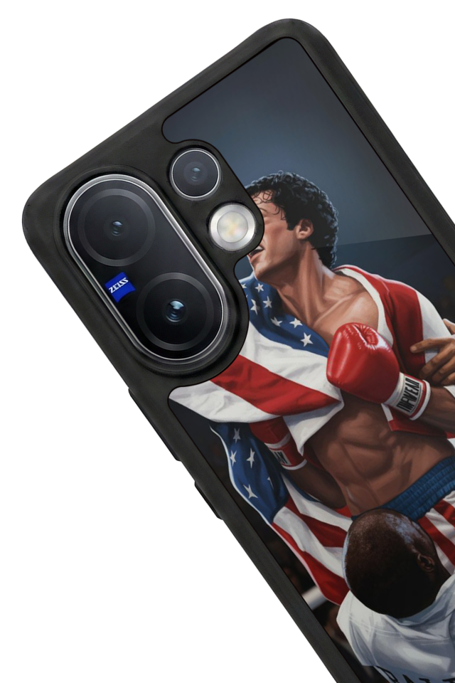 Vivo V60 Uyumlu Rocky Tasarımlı Glossy Premium Kılıf