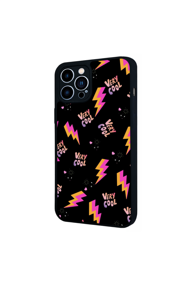 iPhone 13 Pro Max Uyumlu Simsek Tasarımlı Glossy Premium Kılıf