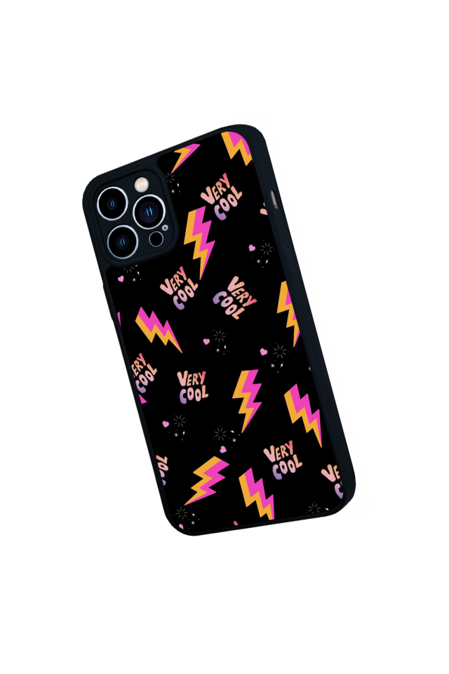 iPhone 13 Pro Max Uyumlu Simsek Tasarımlı Glossy Premium Kılıf