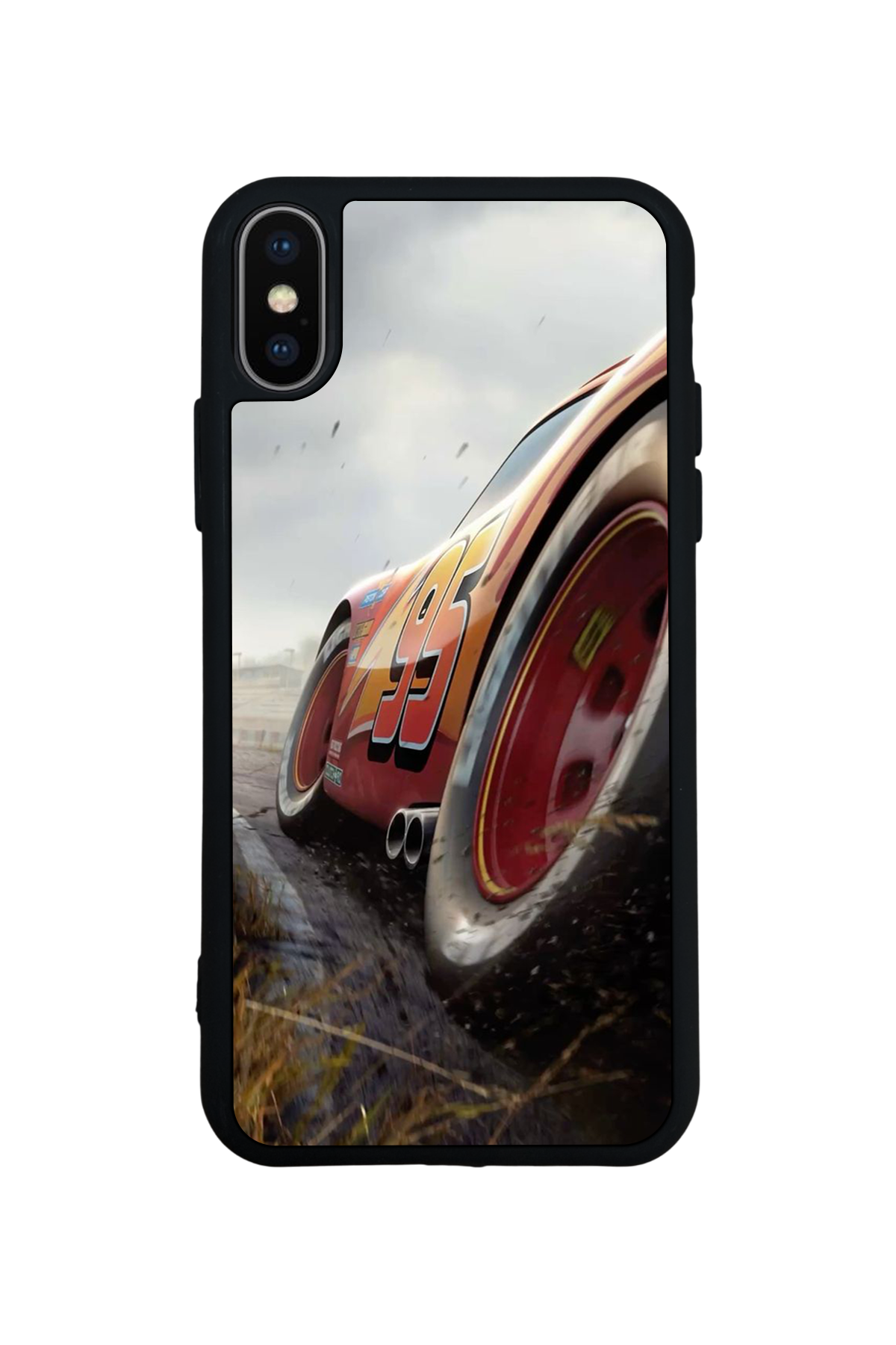 iPhone XS Max Uyumlu Şimsek McQueen Tasarımlı Glossy Premium Kılıf