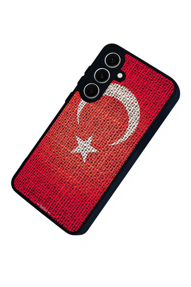 Samsung Galaxy S24 FE Uyumlu Türk Bayragi Tasarımlı Glossy Premium Kılıf