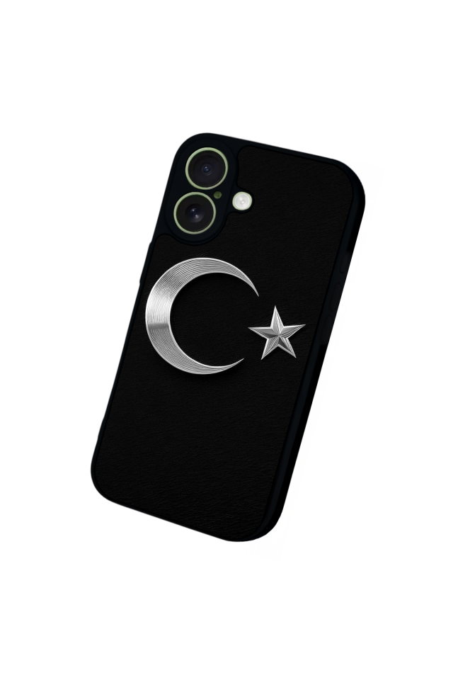 iPhone 17 Uyumlu Türk Bayragi Tasarımlı Glossy Premium Kılıf