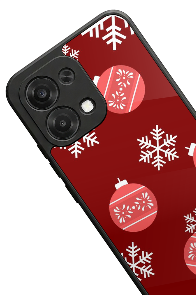 Oppo A6 Pro Uyumlu Yilbasi Christmas Tasarımlı Glossy Premium Kılıf
