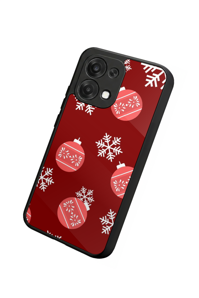 Oppo A6 Pro Uyumlu Yilbasi Christmas Tasarımlı Glossy Premium Kılıf