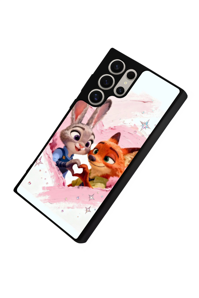 Samsung Galaxy S24 Ultra Uyumlu Zootropolis Tasarımlı Glossy Premium Kılıf