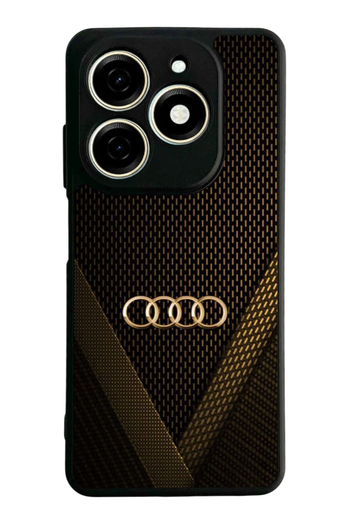 Tecno Spark 20/20C Uyumlu Audi Tasarımlı Glossy Premium Kılıf