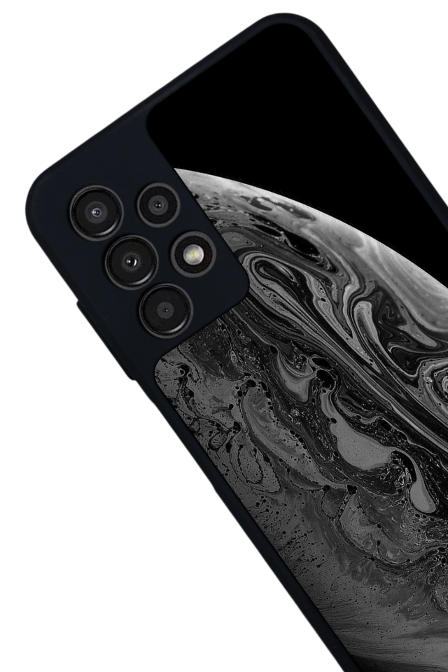 Samsung Galaxy A23 Uyumlu Ay Tasarımlı Glossy Premium Kılıf