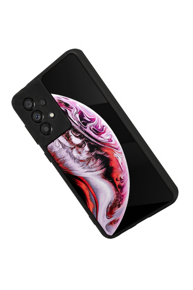 Samsung Galaxy A73 Uyumlu Ay Tasarımlı Glossy Premium Kılıf