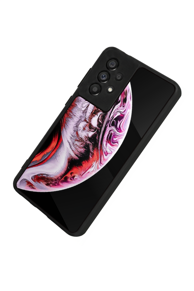 Samsung Galaxy A73 Uyumlu Ay Tasarımlı Glossy Premium Kılıf