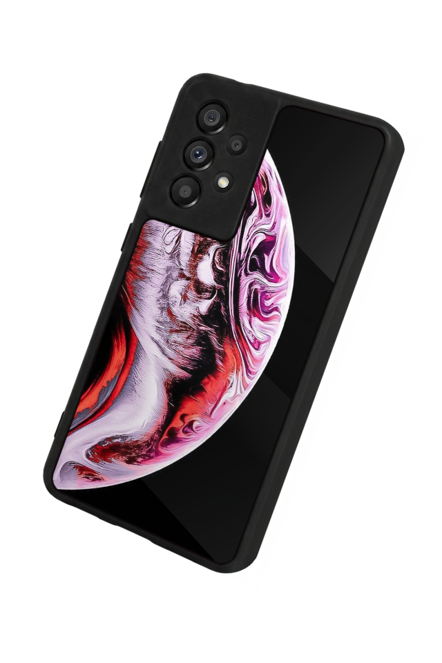 Samsung Galaxy A73 Uyumlu Ay Tasarımlı Glossy Premium Kılıf