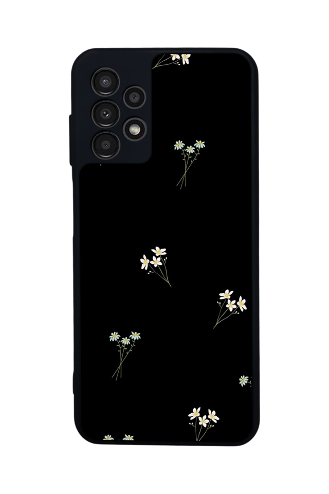 Samsung Galaxy A13 Uyumlu Cicek Tasarımlı Glossy Premium Kılıf