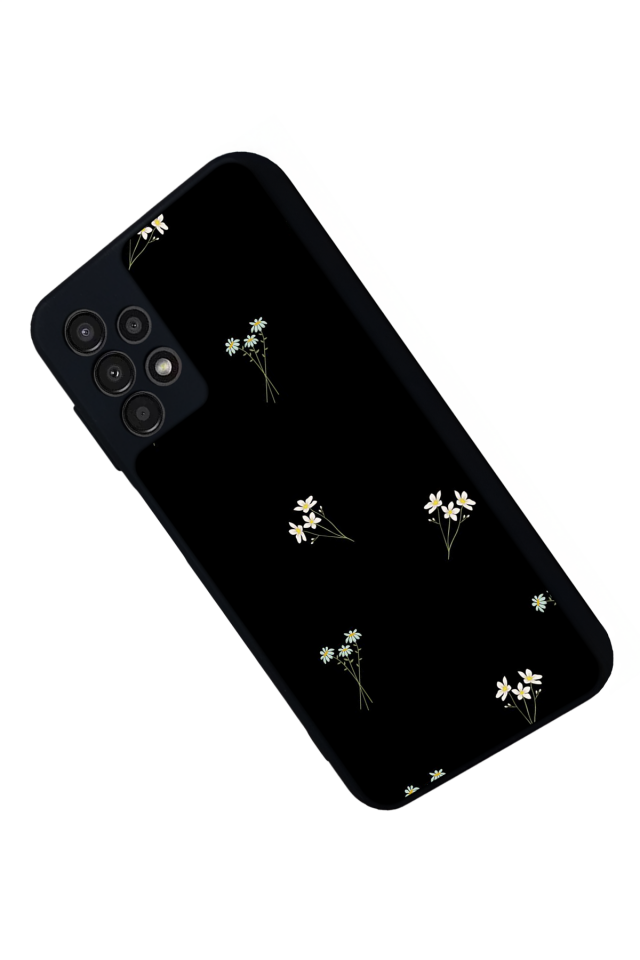 Samsung Galaxy A13 Uyumlu Cicek Tasarımlı Glossy Premium Kılıf