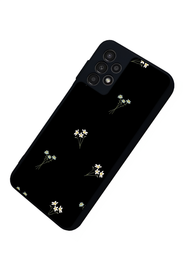 Samsung Galaxy A13 Uyumlu Cicek Tasarımlı Glossy Premium Kılıf