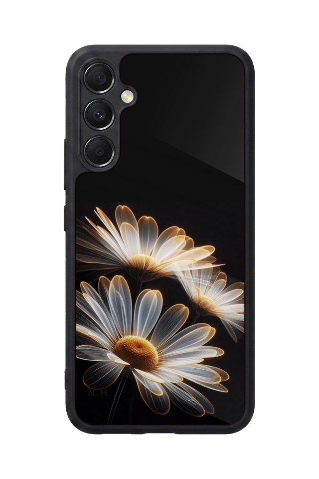 Samsung Galaxy M34 Uyumlu Cicek Tasarımlı Glossy Premium Kılıf