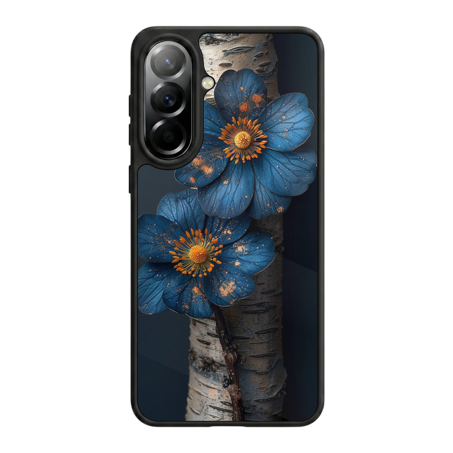 Samsung Galaxy A37 Uyumlu Cicek Tasarımlı Glossy Premium Kılıf
