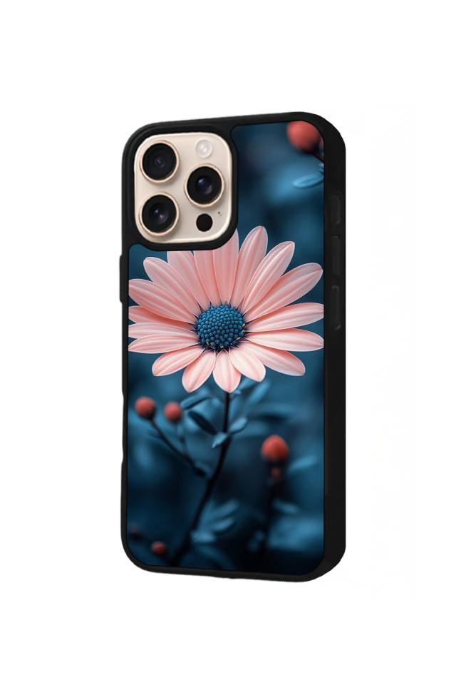 iPhone 14 Pro Uyumlu Cicek Tasarımlı Glossy Premium Kılıf