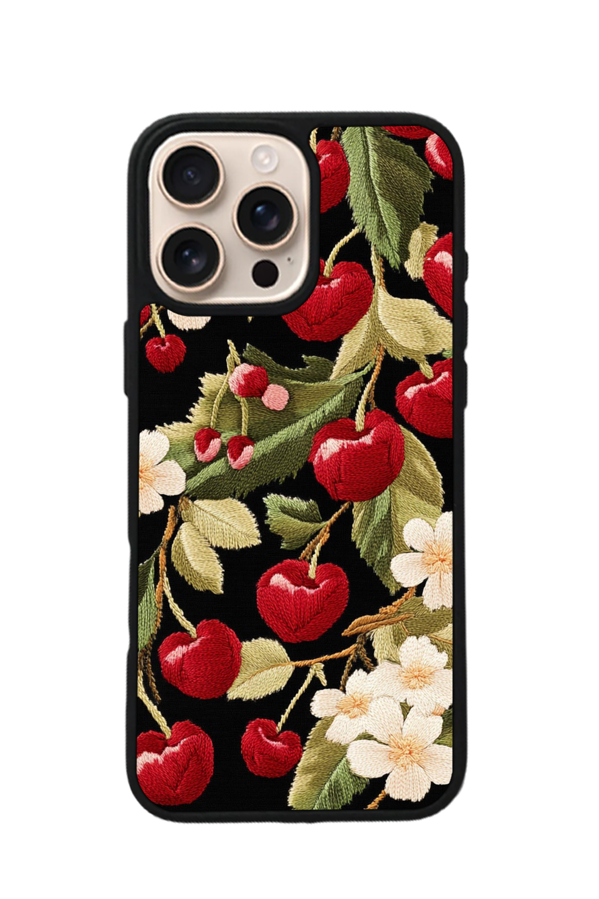 iPhone 15 Pro Uyumlu Floral Tasarımlı Glossy Premium Kılıf