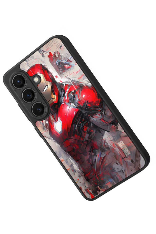 Samsung Galaxy S26 Uyumlu Iron Man ( Demir Adam ) Tasarımlı Glossy Premium Kılıf