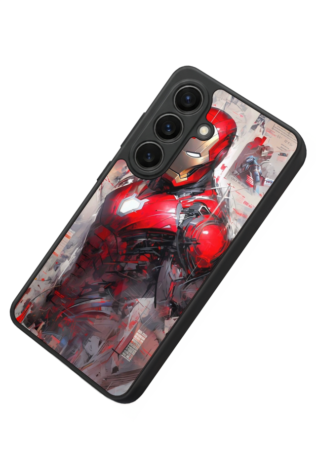 Samsung Galaxy S26 Uyumlu Iron Man ( Demir Adam ) Tasarımlı Glossy Premium Kılıf