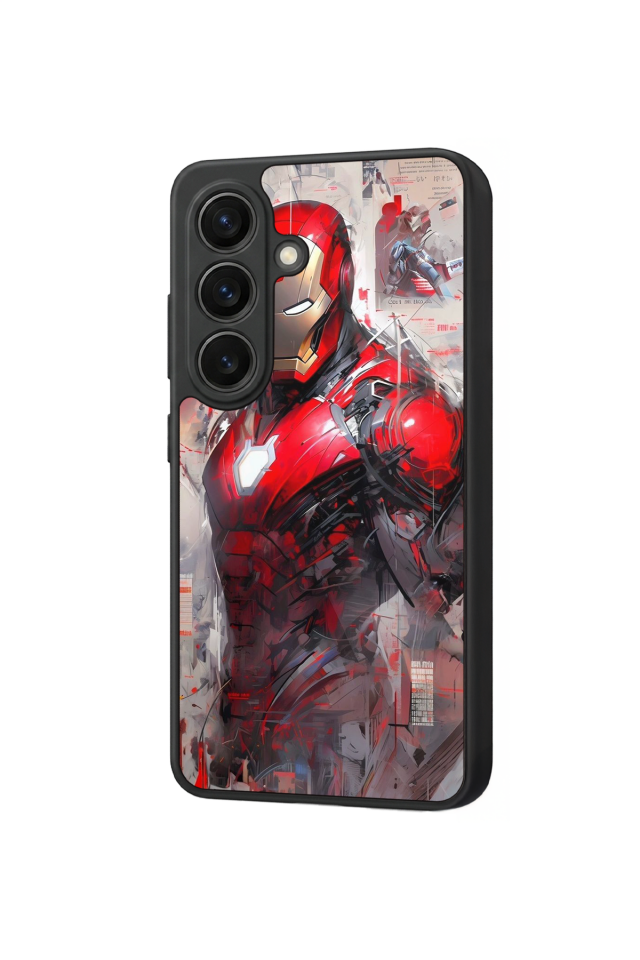 Samsung Galaxy S26 Uyumlu Iron Man ( Demir Adam ) Tasarımlı Glossy Premium Kılıf