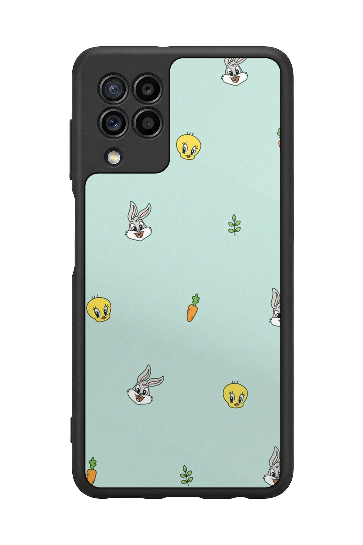 Samsung Galaxy M22 Uyumlu Tweety Tasarımlı Glossy Premium Kılıf