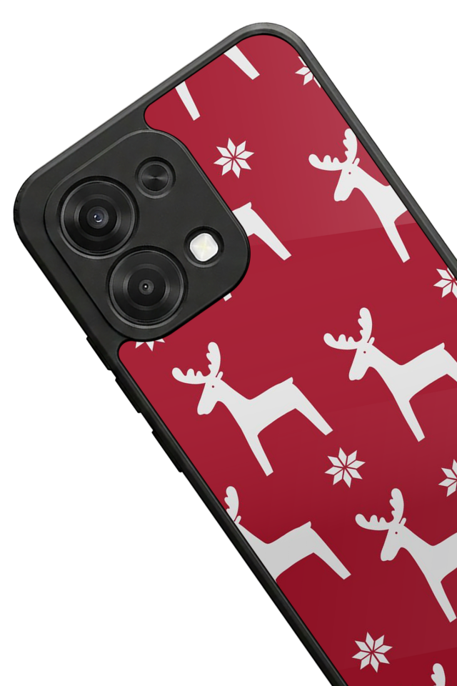 Oppo A6 Pro Uyumlu Yilbasi Christmas Tasarımlı Glossy Premium Kılıf